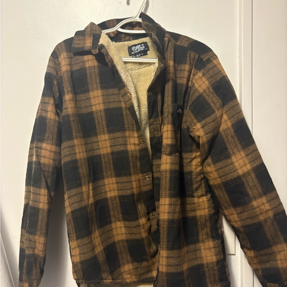 LG Plaid Jacket in Black and Brown